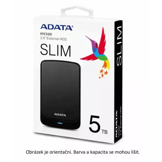 ADATA Externí HDD 2TB 2, 5" USB 3.1 AHV320, modrý ADATA Externí HDD 2TB 2, 5" USB 3.1 AHV320, modrý