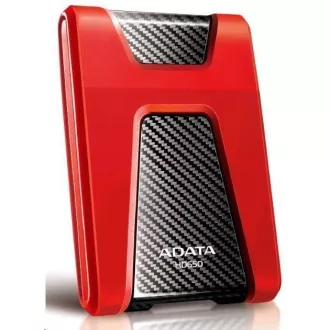 ADATA Externí HDD 1TB USB 3.1 DashDrive Durable HD650, červený (gumový, nárazu odolný) ADATA Externí HDD 1TB USB 3.1 DashDrive Durable HD650, červený (gumový, nárazu odolný)