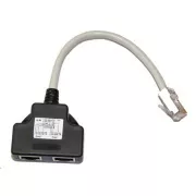 Adaptér (AD-4W) rozdvojka RJ45, 1x8p8c/2x8p4c, PC-PC, stíněný
