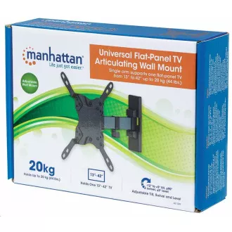 MANHATTAN Nástěnný držák TV / LCD, univerzální, 13” až 42” MANHATTAN Nástěnný držák TV / LCD, univerzální, 13” až 42”