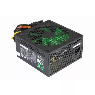 EVOLVEO FX 500, zdroj 500W ATX, 14cm, tichý, 80+ White, záruka 3 roky, černý