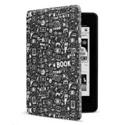 CONNECT IT pouzdro pro Amazon NEW Kindle Paperwhite 4 (2018), černé Doodle
