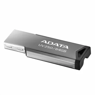ADATA Flash Disk 64GB UV250, USB 2.0 Dash Drive, stříbrná ADATA Flash Disk 64GB UV250, USB 2.0 Dash Drive, stříbrná