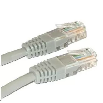 Patch kabel Cat6, UTP - 0, 25m, šedý Patch kabel Cat6, UTP - 0, 25m, šedý