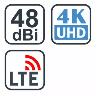 EVOLVEO Jade 2, aktivní venkovní anténa DVB-T2, filtr LTE, 4G, 5G EVOLVEO Jade 2, aktivní venkovní anténa DVB-T2, filtr LTE, 4G, 5G