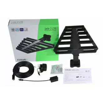 EVOLVEO Jade 2, aktivní venkovní anténa DVB-T2, filtr LTE, 4G, 5G EVOLVEO Jade 2, aktivní venkovní anténa DVB-T2, filtr LTE, 4G, 5G