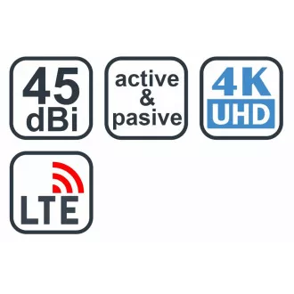 EVOLVEO Xany 2A, 230/5V, aktivní pokojová anténa FM/DAB+/DVB-T2, filtr LTE, 4G, 5G EVOLVEO Xany 2A, 230/5V, aktivní pokojová anténa FM/DAB+/DVB-T2, filtr LTE, 4G, 5G