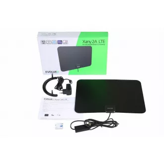 EVOLVEO Xany 2A, 230/5V, aktivní pokojová anténa FM/DAB+/DVB-T2, filtr LTE, 4G, 5G EVOLVEO Xany 2A, 230/5V, aktivní pokojová anténa FM/DAB+/DVB-T2, filtr LTE, 4G, 5G