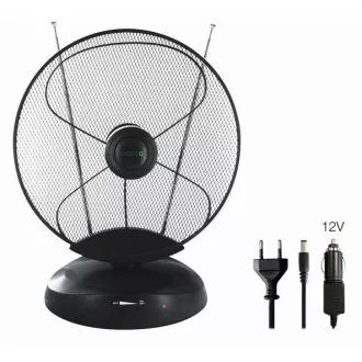 EVOLVEO Xany 4, 230/12V, aktivní pokojová anténa FM/DAB+/DVB-T2, filtr LTE, 4G, 5G EVOLVEO Xany 4, 230/12V, aktivní pokojová anténa FM/DAB+/DVB-T2, filtr LTE, 4G, 5G