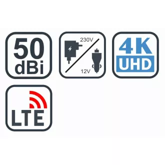 EVOLVEO Xany 4, 230/12V, aktivní pokojová anténa FM/DAB+/DVB-T2, filtr LTE, 4G, 5G EVOLVEO Xany 4, 230/12V, aktivní pokojová anténa FM/DAB+/DVB-T2, filtr LTE, 4G, 5G