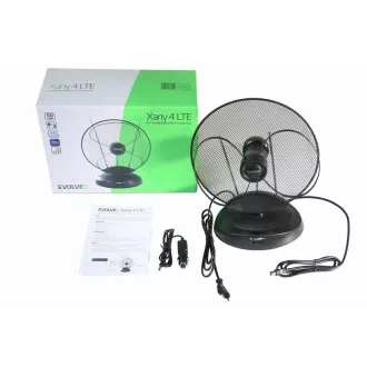 EVOLVEO Xany 4, 230/12V, aktivní pokojová anténa FM/DAB+/DVB-T2, filtr LTE, 4G, 5G EVOLVEO Xany 4, 230/12V, aktivní pokojová anténa FM/DAB+/DVB-T2, filtr LTE, 4G, 5G
