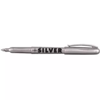 Popisovač Centropen 2690 stříbrný válcový hrot 1,5-3mm Popisovač Centropen 2690 stříbrný válcový hrot 1,5-3mm
