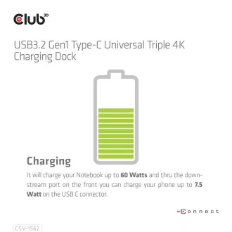 Club3D Dokovací stanice USB-C 13v1, 2xDP, 3xHDMI, 1xUSB-C, 5xUSB, 1xRJ45, 1x3.5mm, černá Club3D Dokovací stanice USB-C 13v1, 2xDP, 3xHDMI, 1xUSB-C, 5xUSB, 1xRJ45, 1x3.5mm, černá