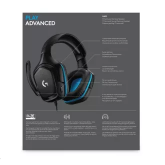 Logitech herní sluchátka G432 7.1 Wired Logitech herní sluchátka G432 7.1 Wired