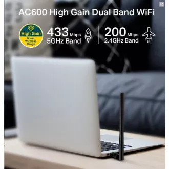 TP-Link Archer T2U Plus WiFi5 USB adapter (AC600, 2, 4GHz/5GHz, USB2.0) TP-Link Archer T2U Plus WiFi5 USB adapter (AC600, 2, 4GHz/5GHz, USB2.0)