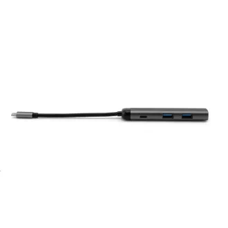 VERBATIM Dokovací stanice USB-C 4v1, 1x HDMI, 1xUSB-C, 2xUSB, šedá