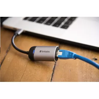 VERBATIM Adapter HUB USB-C to RJ45 VERBATIM Adapter HUB USB-C to RJ45