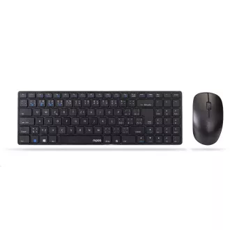 RAPOO set klávesnice+myš 9300M, Wireless Multi-Mode Slim Mouse and Ultra-Slim Keyboard, černá RAPOO set klávesnice+myš 9300M, Wireless Multi-Mode Slim Mouse and Ultra-Slim Keyboard, černá