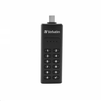 VERBATIM USB C 3.1 Drive 128 GB - Keypad Secure (R:160/W:150 MB/s) GDPR VERBATIM USB C 3.1 Drive 128 GB - Keypad Secure (R:160/W:150 MB/s) GDPR
