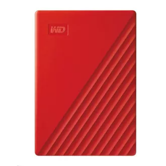 WD My Passport Portable 4TB, Externí HDD, USB 3.0, červená WD My Passport Portable 4TB, Externí HDD, USB 3.0, červená
