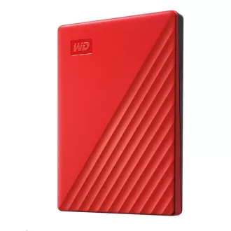 WD My Passport Portable 2TB, Externí HDD, USB 3.0, červená WD My Passport Portable 2TB, Externí HDD, USB 3.0, červená