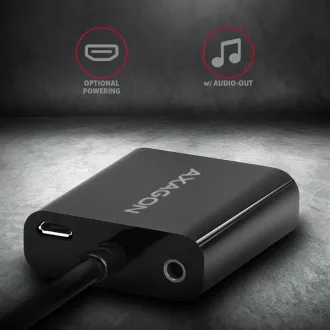 AXAGON RVH-VGAN, HDMI -> VGA redukce / adaptér, FullHD, audio výstup, micro USB nap. konektor AXAGON RVH-VGAN, HDMI -> VGA redukce / adaptér, FullHD, audio výstup, micro USB nap. konektor