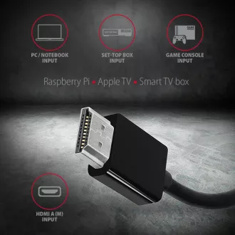 AXAGON RVH-VGAN, HDMI -> VGA redukce / adaptér, FullHD, audio výstup, micro USB nap. konektor AXAGON RVH-VGAN, HDMI -> VGA redukce / adaptér, FullHD, audio výstup, micro USB nap. konektor