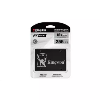 Kingston SSD 256GB KC600 SATA3 2.5" (R:550, W:500MB/s) Kingston SSD 256GB KC600 SATA3 2.5" (R:550, W:500MB/s)