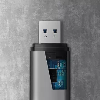 AXAGON CRE-SAC, USB3.2 Gen 1 Type-C + Type-A externí čtečka karet SD/microSD, podpora UHS-I AXAGON CRE-SAC, USB3.2 Gen 1 Type-C + Type-A externí čtečka karet SD/microSD, podpora UHS-I