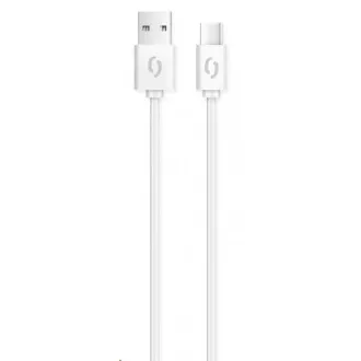 Aligator datový a nabíjecí kabel, konektor USB-C, 2A, 2m, bílá Aligator datový a nabíjecí kabel, konektor USB-C, 2A, 2m, bílá