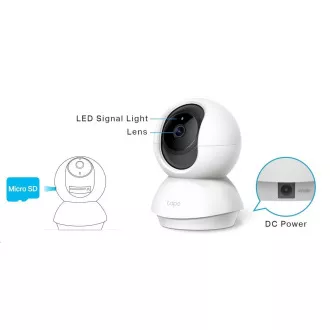 TP-Link Tapo C200 domácí/indoor kamera, (2MP, Full HD 1080p, IR 10m, WiFi, microSD) TP-Link Tapo C200 domácí/indoor kamera, (2MP, Full HD 1080p, IR 10m, WiFi, microSD)