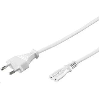 PREMIUMCORD Kabel síťový 230V k magnetofonu 3m bílý PREMIUMCORD Kabel síťový 230V k magnetofonu 3m bílý
