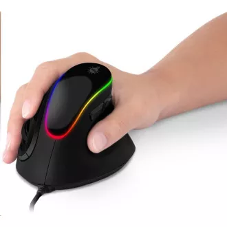 CONNECT IT GAME FOR HEALTH ergonomická vertikální myš, drátová, černá CONNECT IT GAME FOR HEALTH ergonomická vertikální myš, drátová, černá