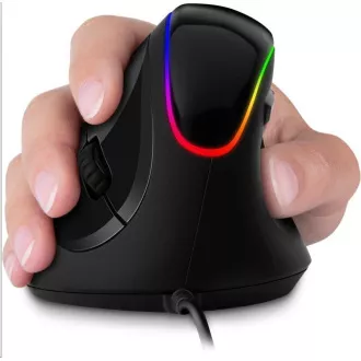 CONNECT IT GAME FOR HEALTH ergonomická vertikální myš, drátová, černá CONNECT IT GAME FOR HEALTH ergonomická vertikální myš, drátová, černá