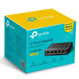 TP-Link LiteWave switch LS1005G (5xGbE, fanless) TP-Link LiteWave switch LS1005G (5xGbE, fanless)