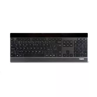 RAPOO klávesnice E9270p 5G Wireless 2 Block Metal Keyboard Black CZ/SK RAPOO klávesnice E9270p 5G Wireless 2 Block Metal Keyboard Black CZ/SK