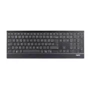RAPOO klávesnice E9500M Multi-mode Wireless Ultra-slim Keyboard Black