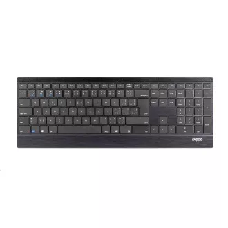 RAPOO klávesnice E9500M Multi-mode Wireless Ultra-slim Keyboard Black RAPOO klávesnice E9500M Multi-mode Wireless Ultra-slim Keyboard Black