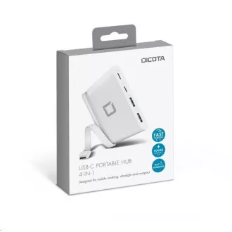 DICOTA USB-C Portable Hub 4-in-1 DICOTA USB-C Portable Hub 4-in-1