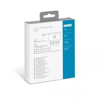 DICOTA USB-C Portable Hub 4-in-1 DICOTA USB-C Portable Hub 4-in-1