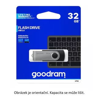 GOODRAM Flash Disk 16GB UTS2, USB 2.0, černá GOODRAM Flash Disk 16GB UTS2, USB 2.0, černá