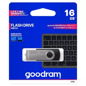 GOODRAM Flash Disk 16GB UTS3, USB 3.0, černá GOODRAM Flash Disk 16GB UTS3, USB 3.0, černá