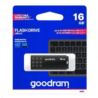 GOODRAM Flash Disk 16GB UME3, USB 3.0, černá GOODRAM Flash Disk 16GB UME3, USB 3.0, černá