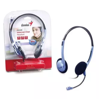 GENIUS sluchátka s mikrofonem HS-02B, 3.5mm jack