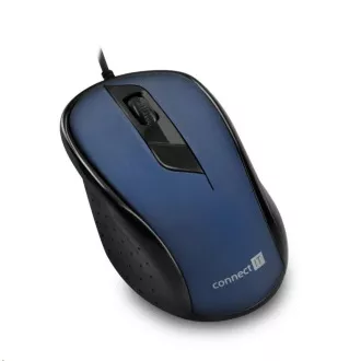 CONNECT IT Optická myš, USB, modrá CONNECT IT Optická myš, USB, modrá