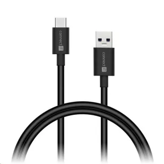 CONNECT IT Wirez USB-C (Type C) -> USB-A, USB 3.1 Gen 1, černá, 2 m CONNECT IT Wirez USB-C (Type C) -> USB-A, USB 3.1 Gen 1, černá, 2 m