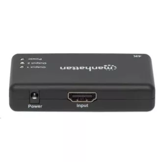 MANHATTAN Splitter HDMI 2 porty, 4K@30Hz, černá MANHATTAN Splitter HDMI 2 porty, 4K@30Hz, černá