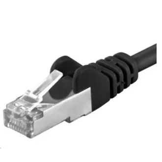 PREMIUMCORD Patch kabel CAT6a S-FTP, RJ45-RJ45, AWG 26/7 0, 5m černá