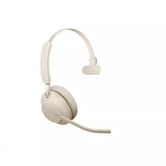 Jabra náhlavní souprava se stojánkem Evolve2 65, Link 380c MS, mono, béžová - Rozbalené Jabra náhlavní souprava se stojánkem Evolve2 65, Link 380c MS, mono, béžová - Rozbalené