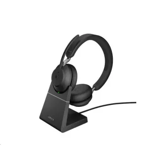 Jabra náhlavní souprava se stojánkem Evolve2 65, Link 380a MS, stereo, černá Jabra náhlavní souprava se stojánkem Evolve2 65, Link 380a MS, stereo, černá